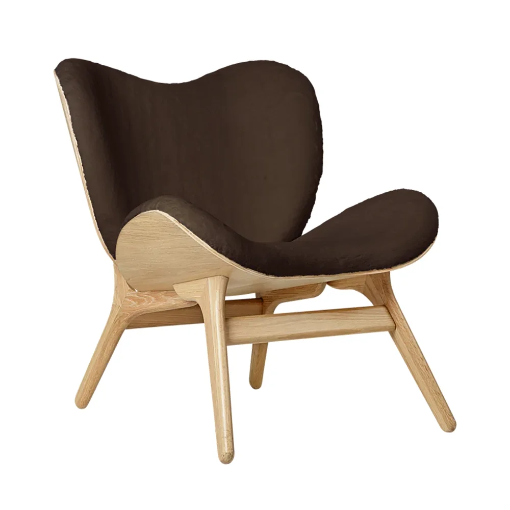 A Conversation Piece Loungechair Oak/Teddy Brown