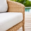Ocean lounge chair natural flat Weave