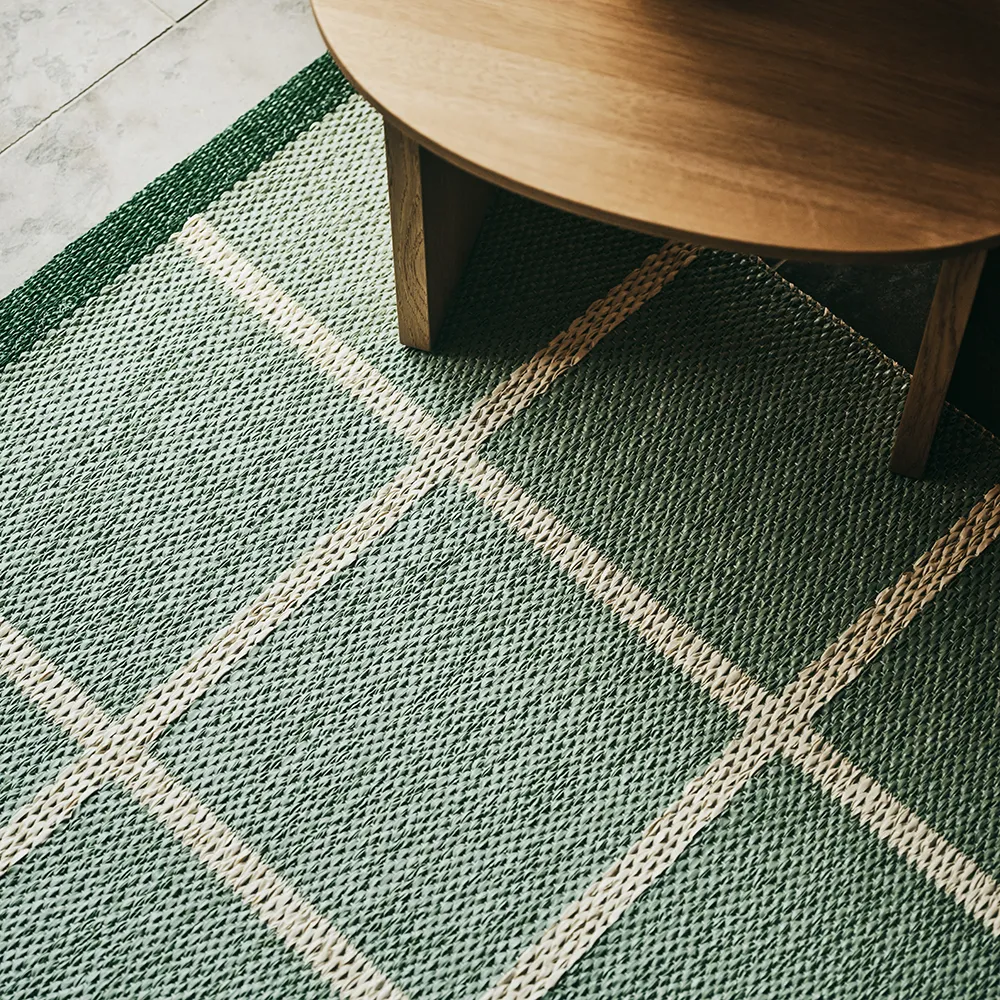 Woven Rug Criss Pop Misty Mint