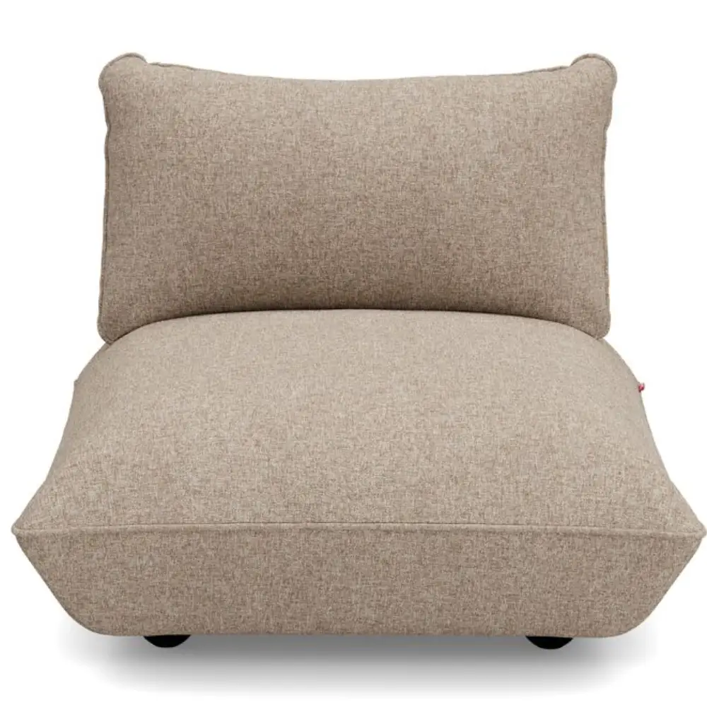 sumo seat boucle recycled brown