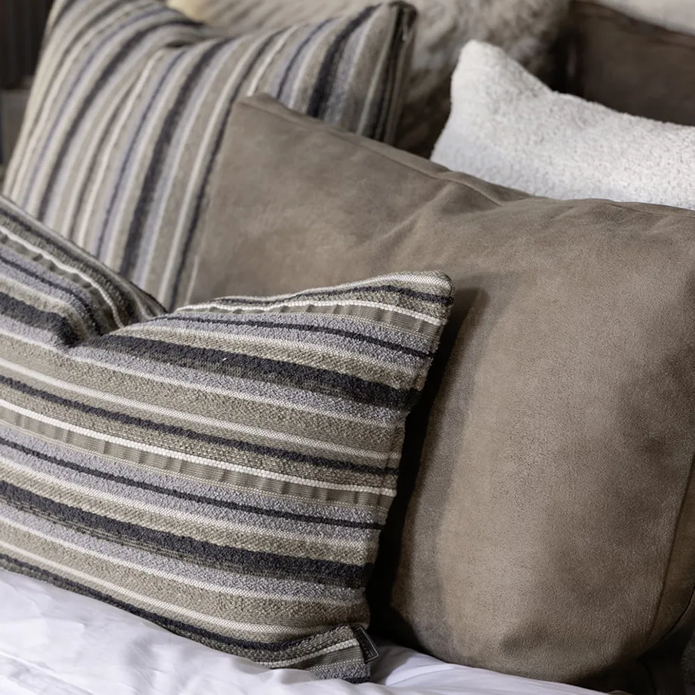 Pineto grey cushion cover 50x50 cm