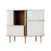 Audacious Highboard Cabinet Oak/Sterling