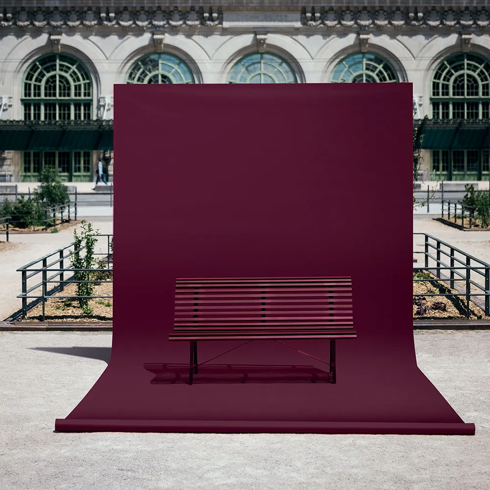 Louisiane bench 200 cm Cedar green