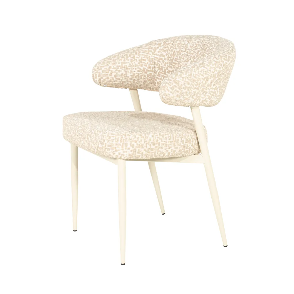 Dining Chair Miso Taupe with armrest