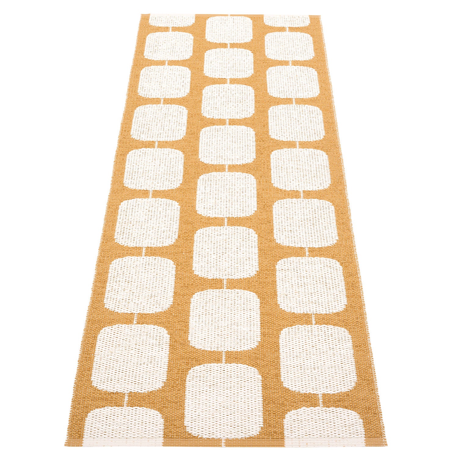 Carpet 70x200 cm stone / ochre / vanilla