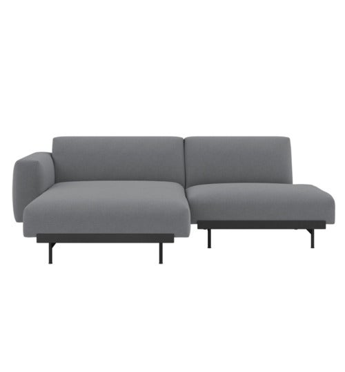 In Situ 2-seat modular sofa Config 6-Ocean80/Black