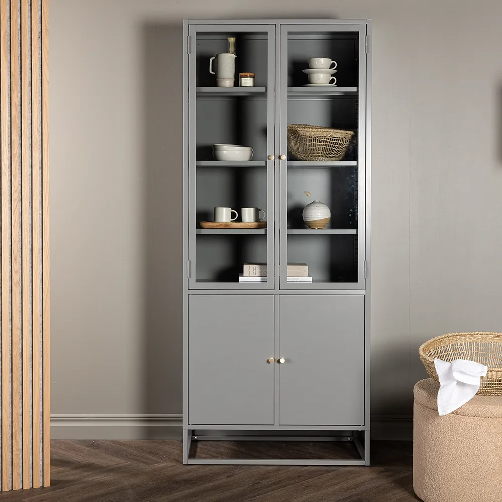 Bakal Display Cabinet Light grey