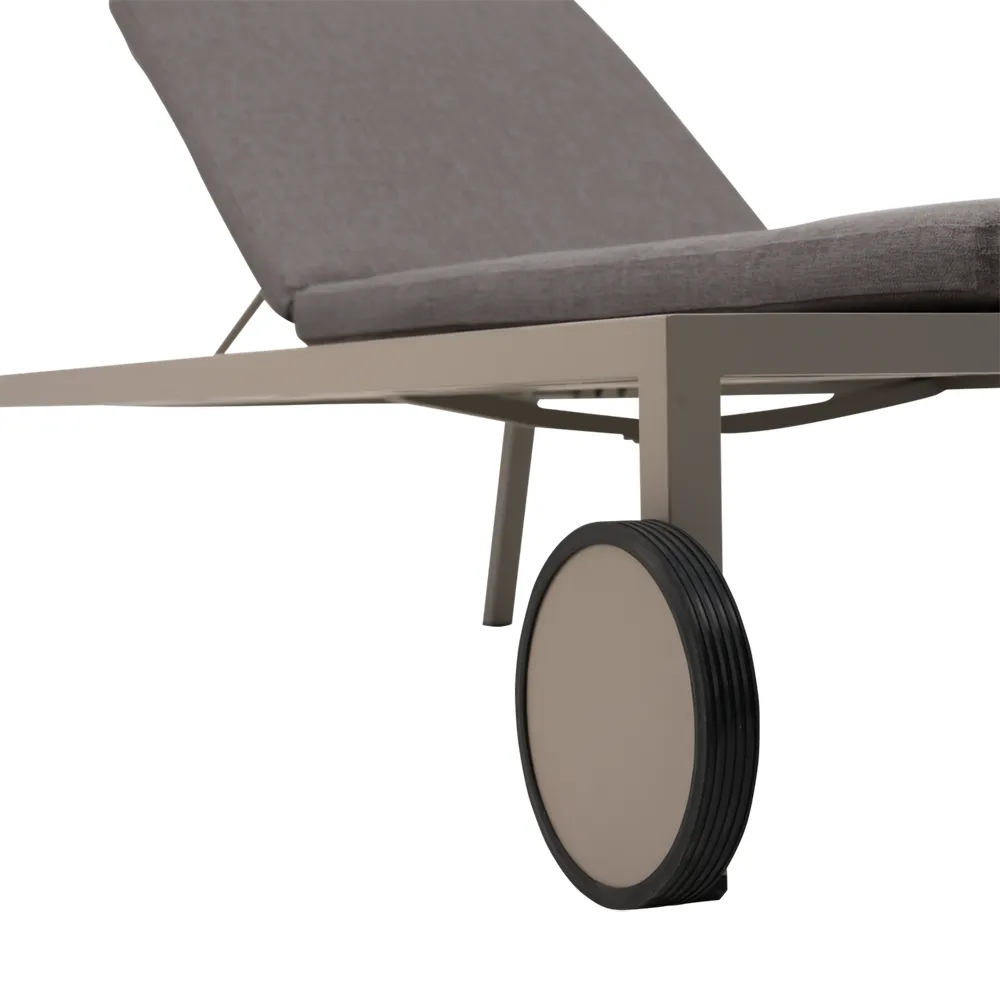 2-pack Samvaro sun lounger khaki / Soft Dawn