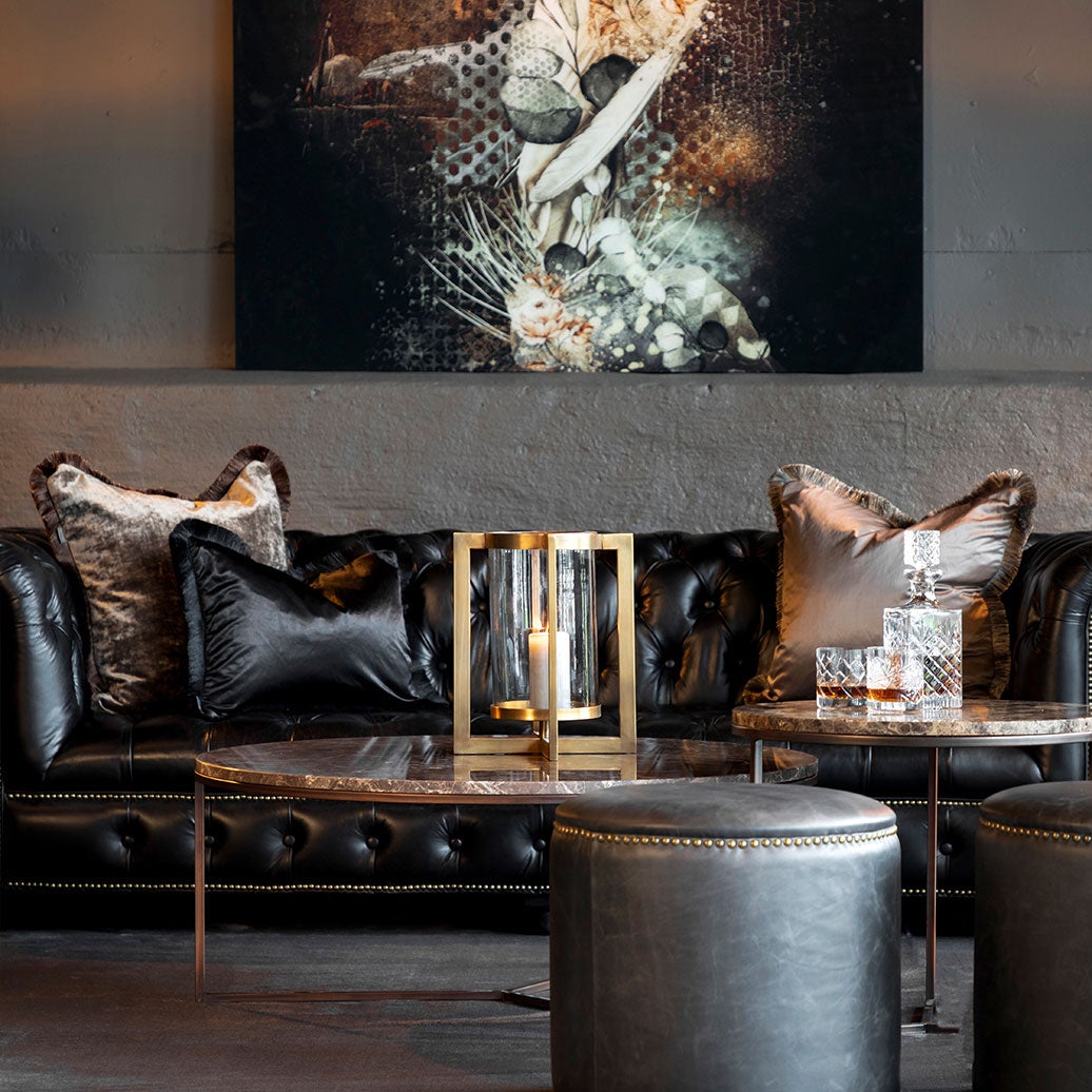 Garda Velvet Beige Cushion Cover Fringe 50X50