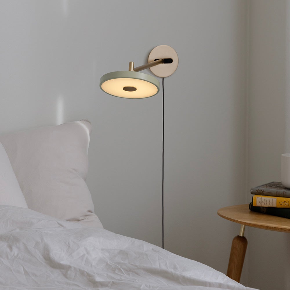 Asteria Wall Short Lamp Ø15 cm Nuance Olive