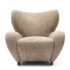 Courchevel Wing Chair open weave beige