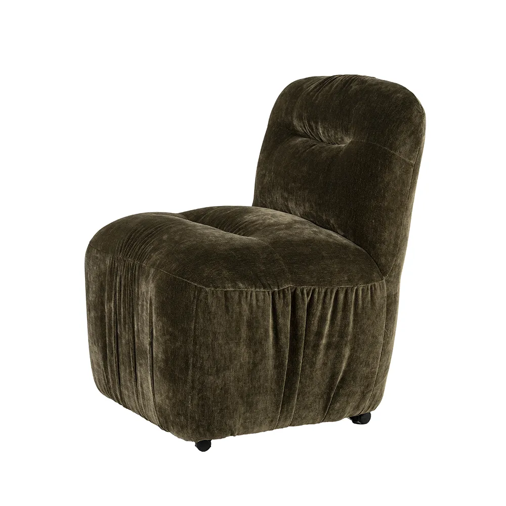 Upholstered chair Nido Green