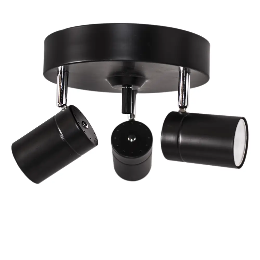 Correct ceiling spotlight 3-low Black