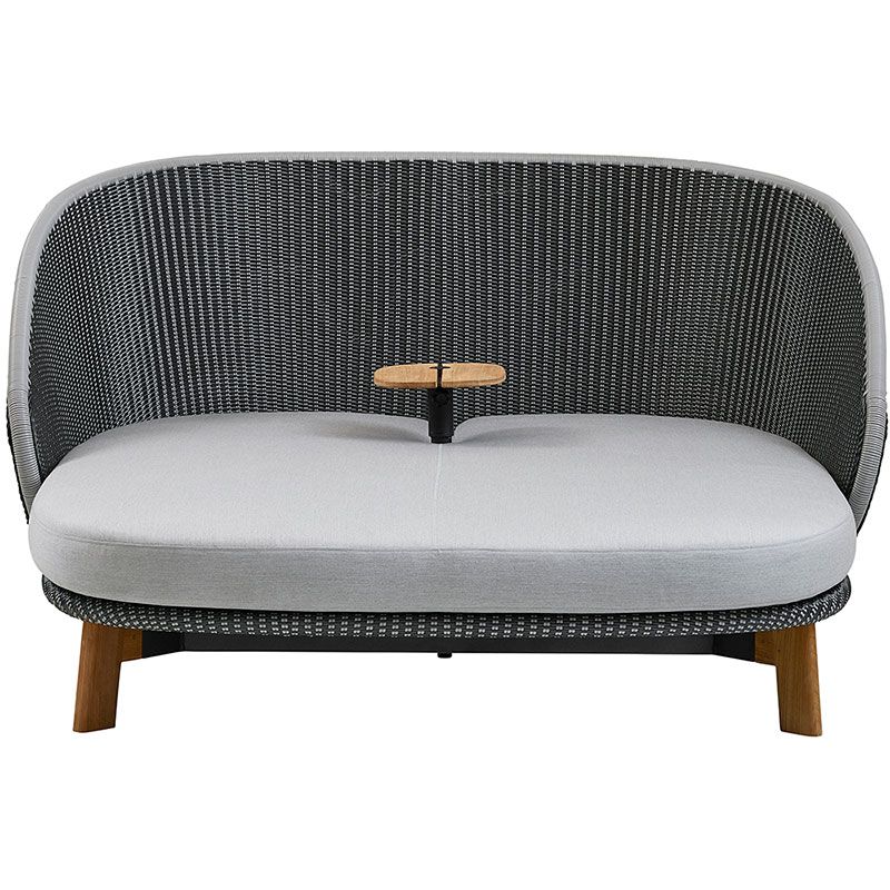 Peacock Sunbed Grey Incl. Cushions
