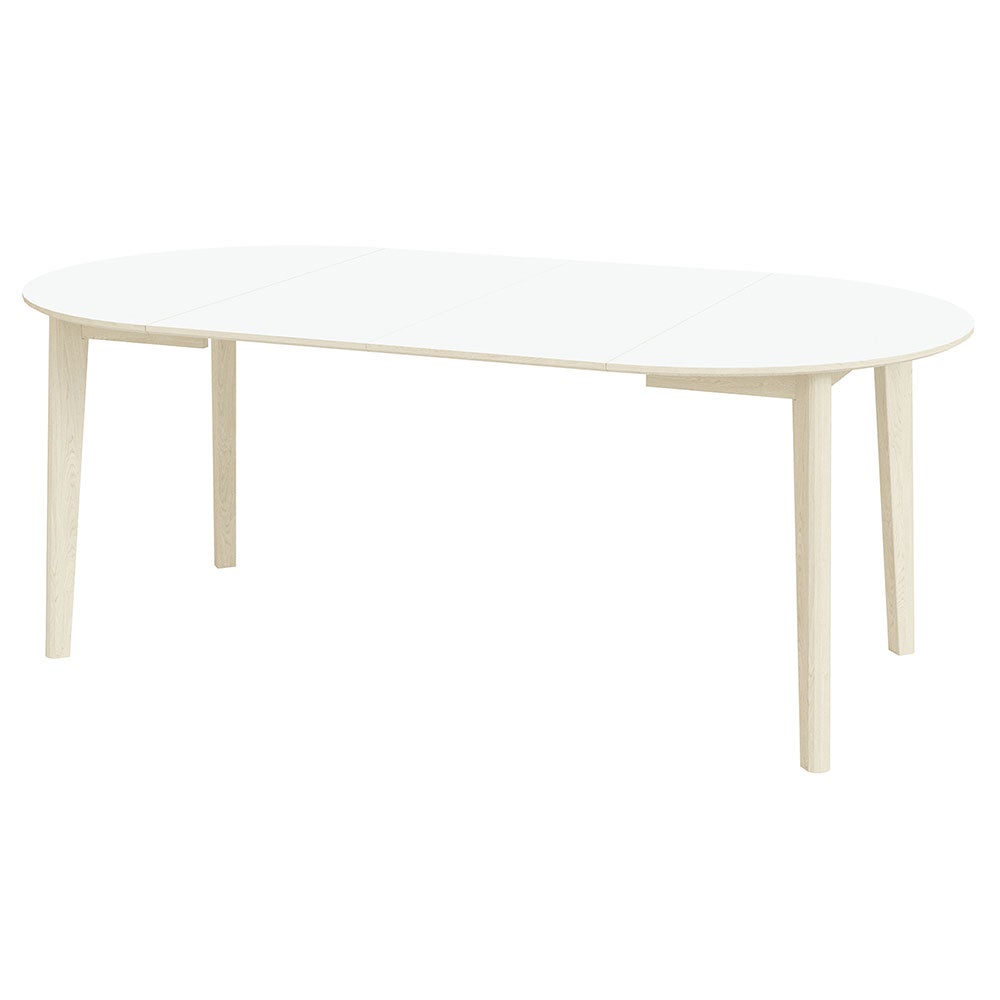 Sm120 Table Oak White Oil/White Laminate 102X74cm