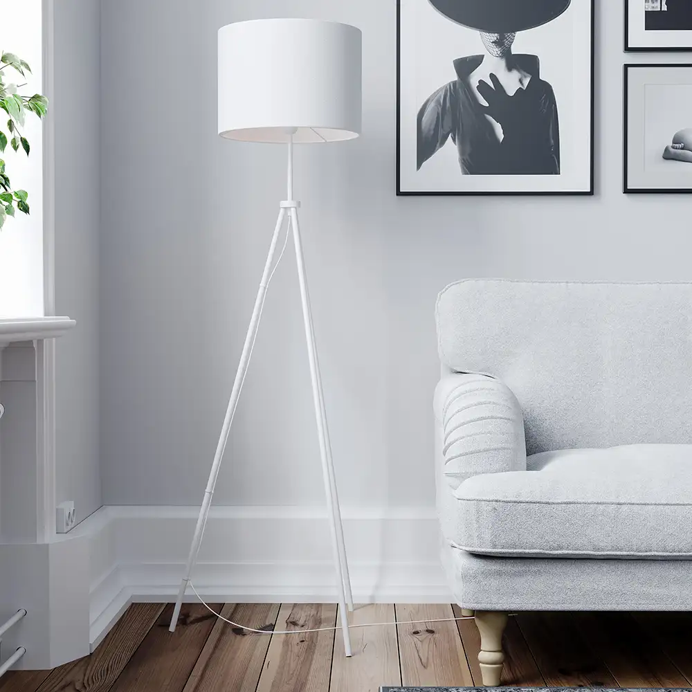 Rina Floor Lamp White