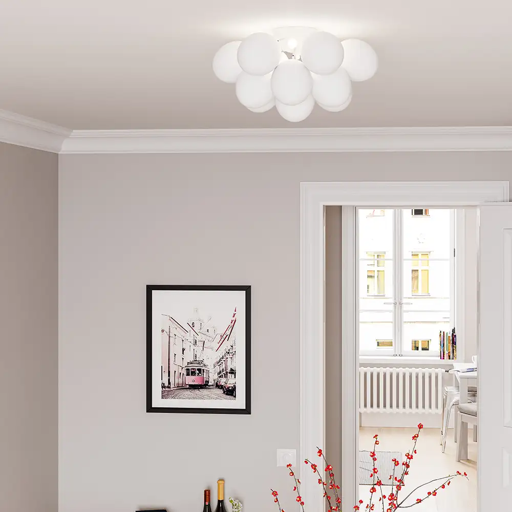 Gross ceiling Ø30cm White