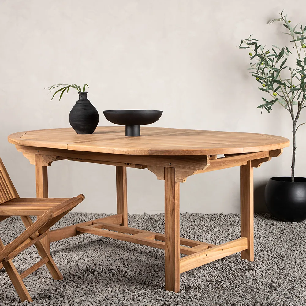 Kenya Dining Table 120x180-240 cm Teak