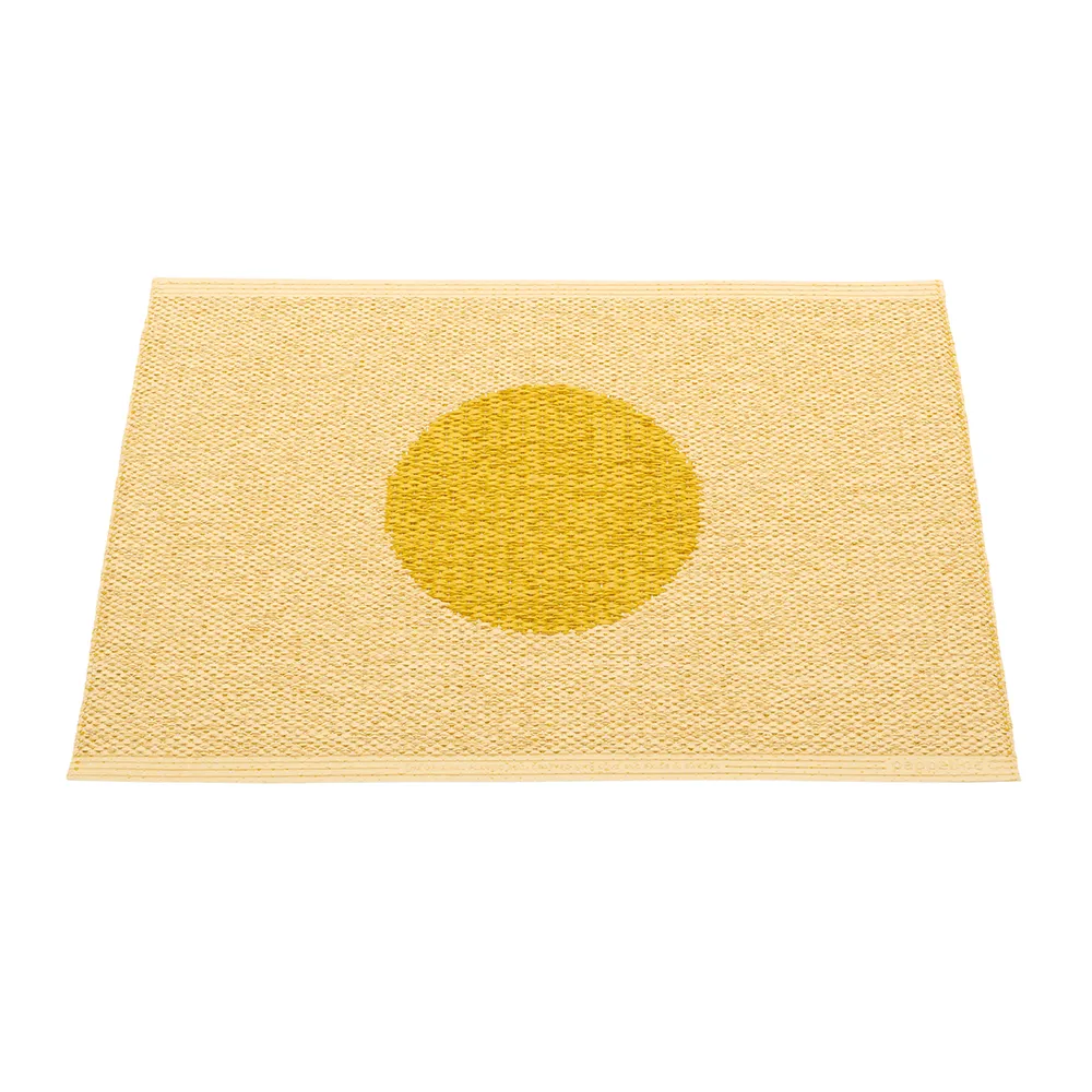 Vera Pop carpet Mustard/Pale Yellow 70 x 50cm