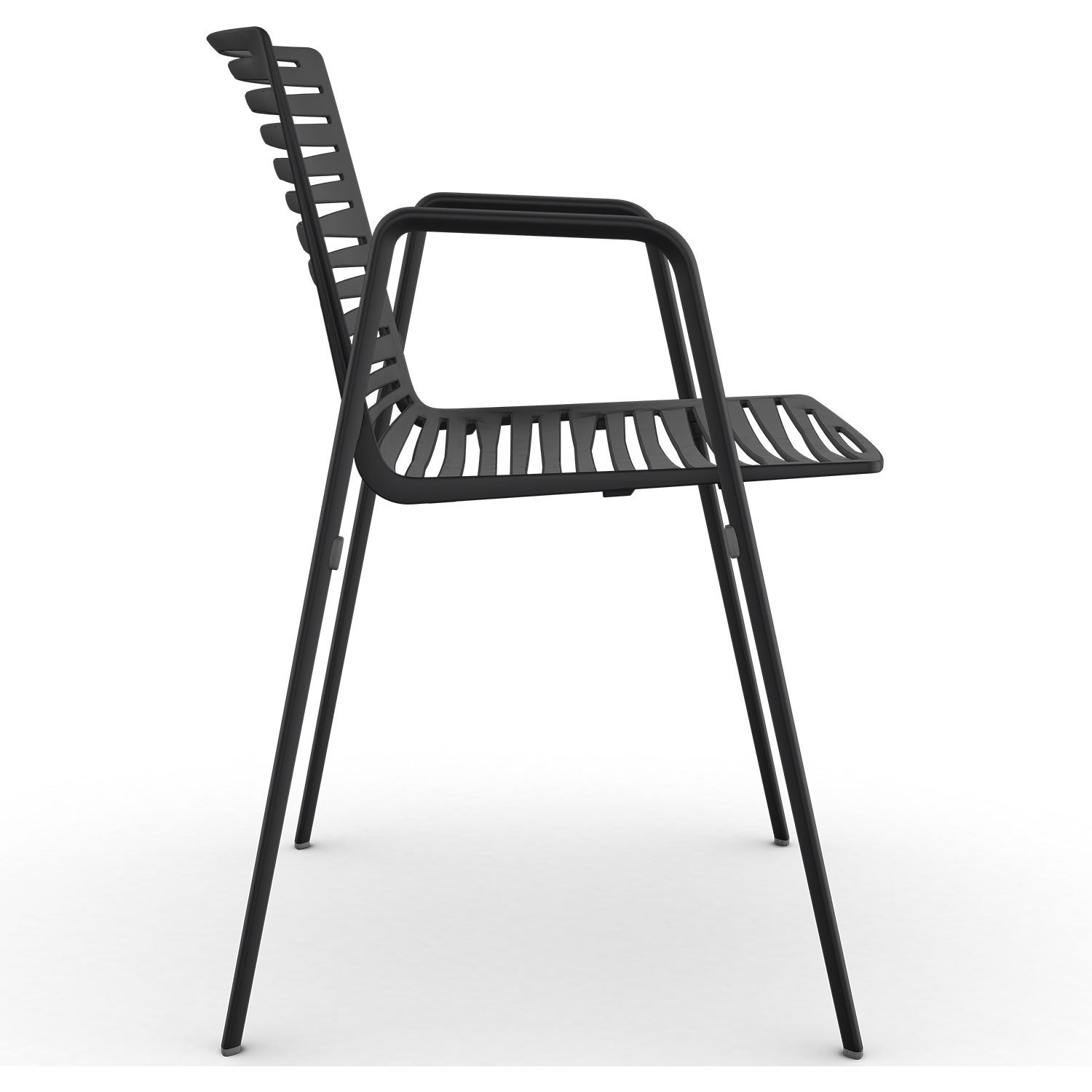 Zebra armchair Black