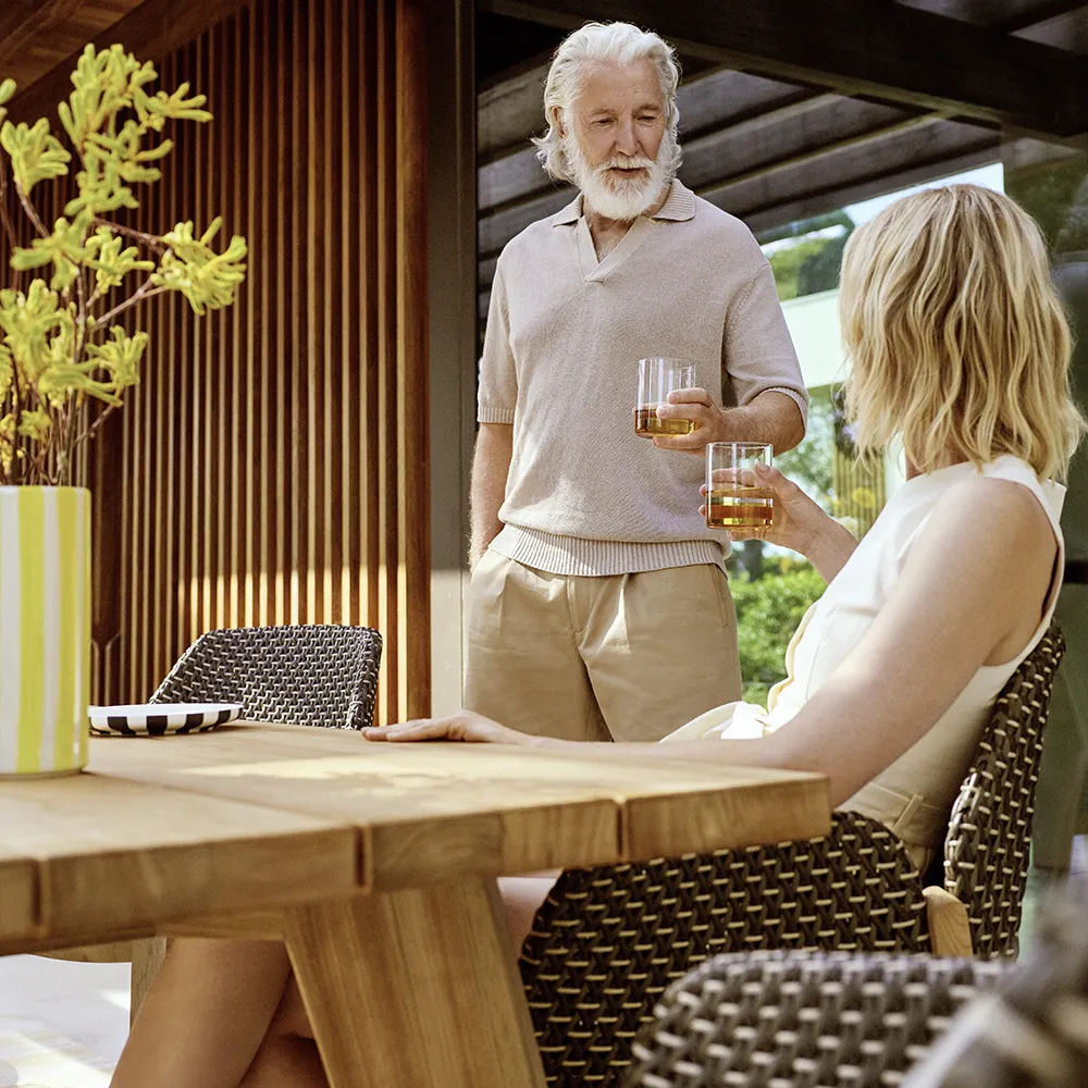 CALADIO armchair DF3 teak 0205 salak 0240