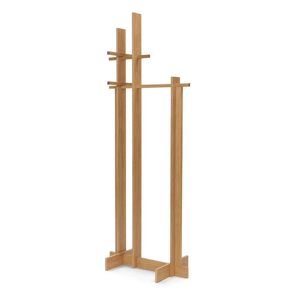 Bridge Clothes Stand - Oiled Oak