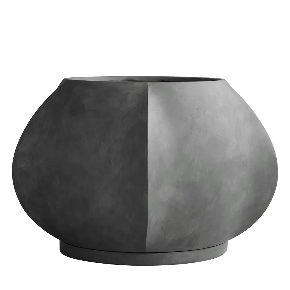 Arket pot Big - Dark Grey
