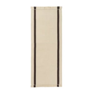 Calm Kelim Mat 80x200 cm - Off-white/Coffee