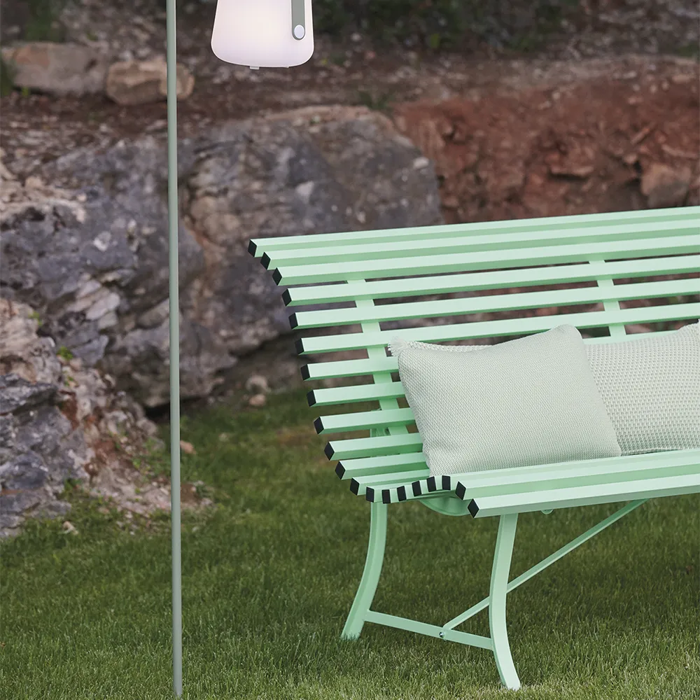 Louisiane bench 200 cm Cedar green