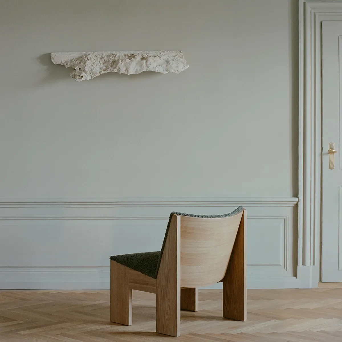 Lounge Chair Tenon Natural Oak Mocha
