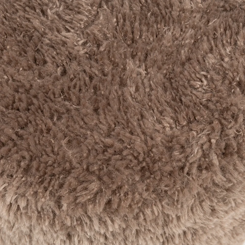 Footstool Bowery Raccoon Taupe