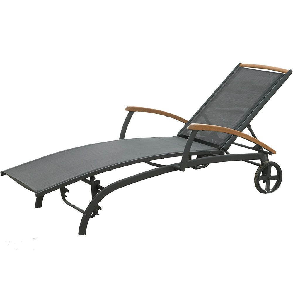 Andy Willow Bed Black/Black Teak