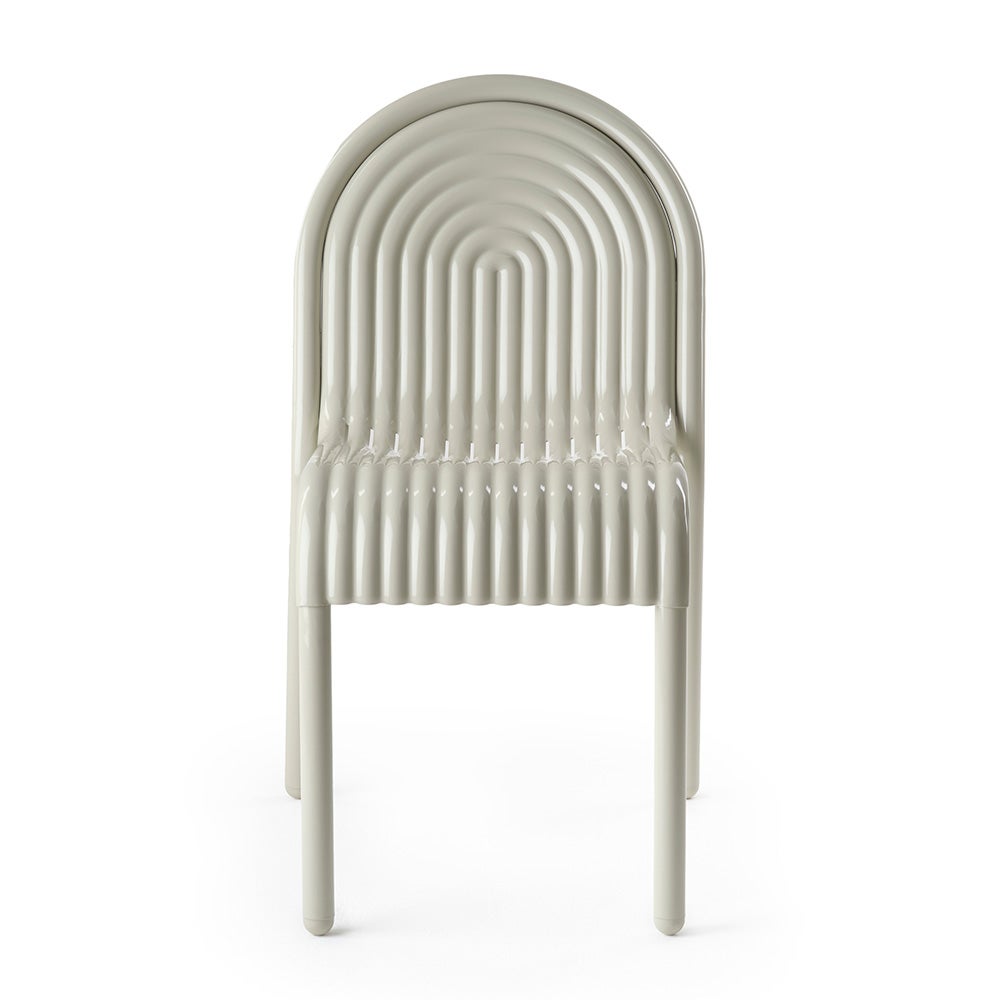 Groove Side Chair Putty
