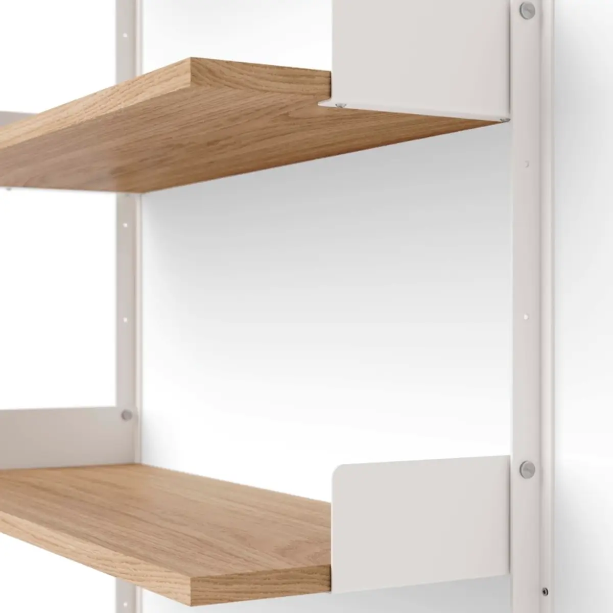 New Works Chamber Shelf Oak/White