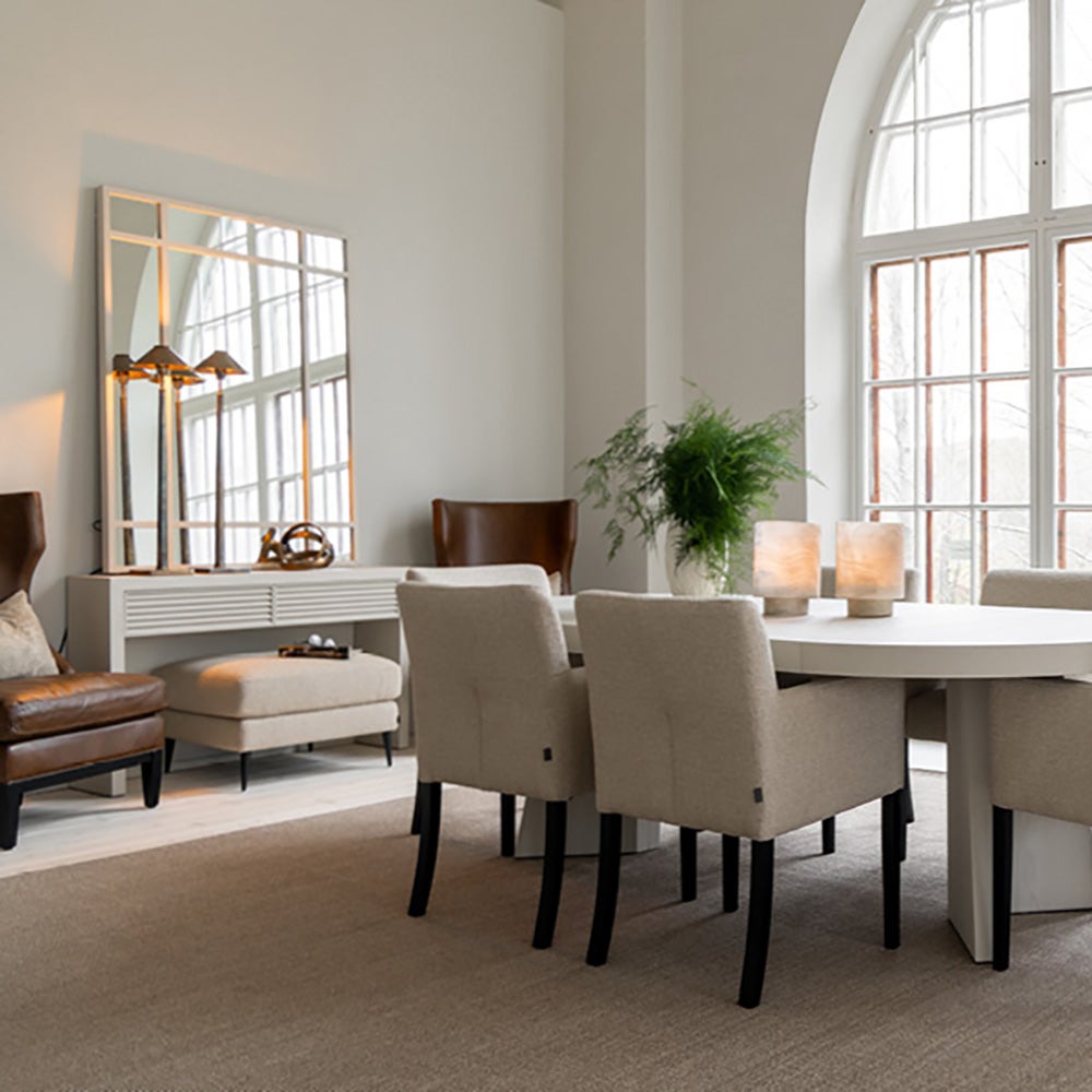 TRENT mirror-Ivory mist