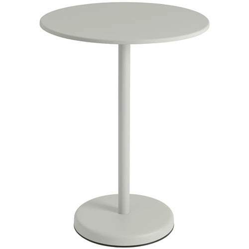 Linear Steel Bar table Ø70 h: 95 cm Grey 