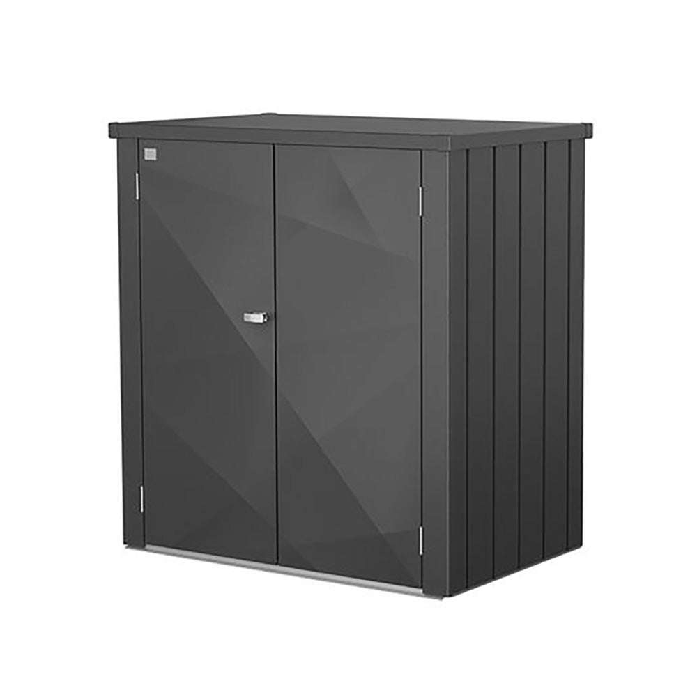 Romeo terrace cabinet L X-Design metallic dark grey