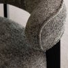 Porto fabric armchair-Vega wood