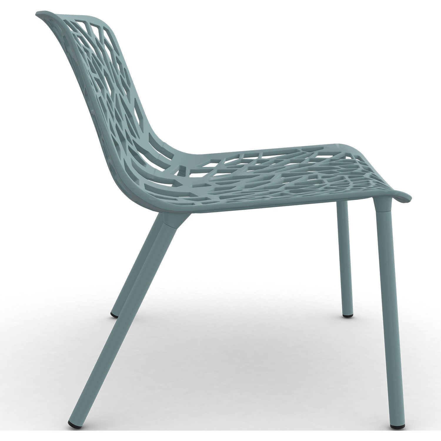Forest lounge armchair Light Blue