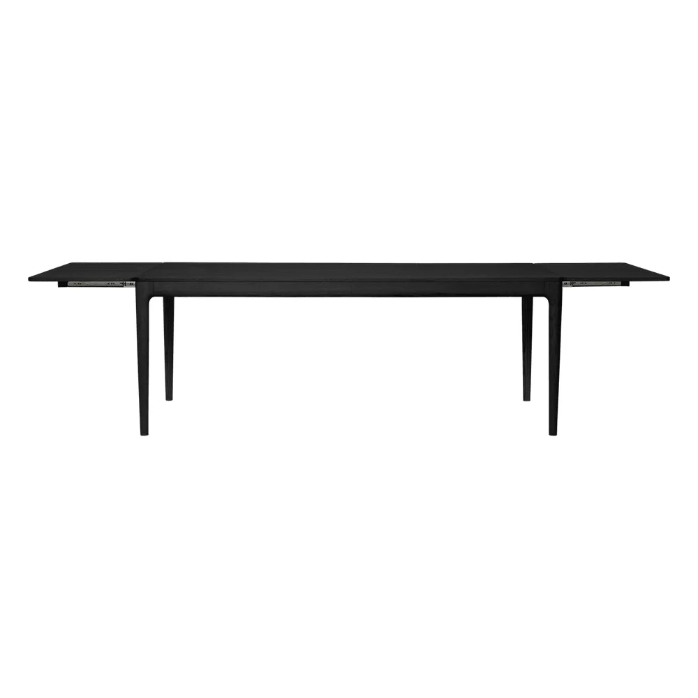 Heart'n'Soul Dining Table 200/300x90x75 Black Oak