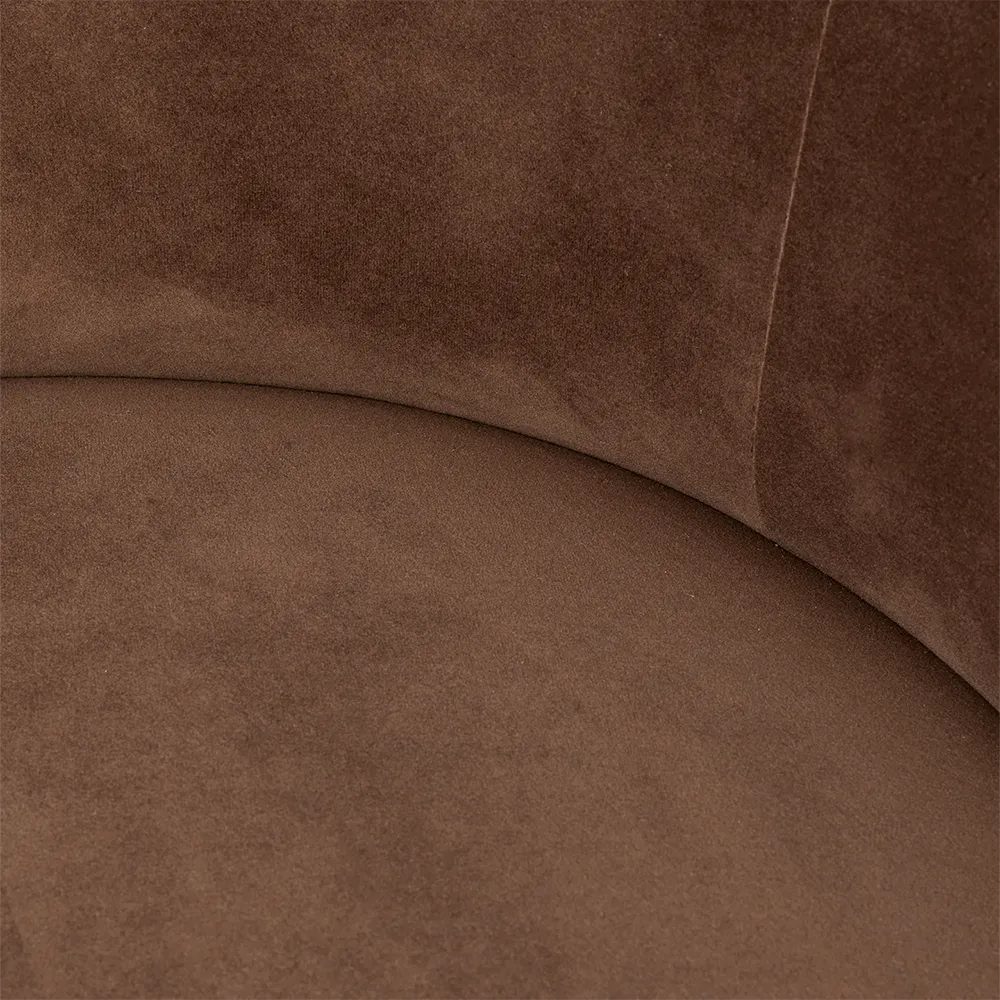 Rico Lounge Rich Velvet - Soft brown