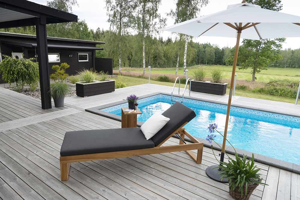 Himmelsnäs sunbed grey