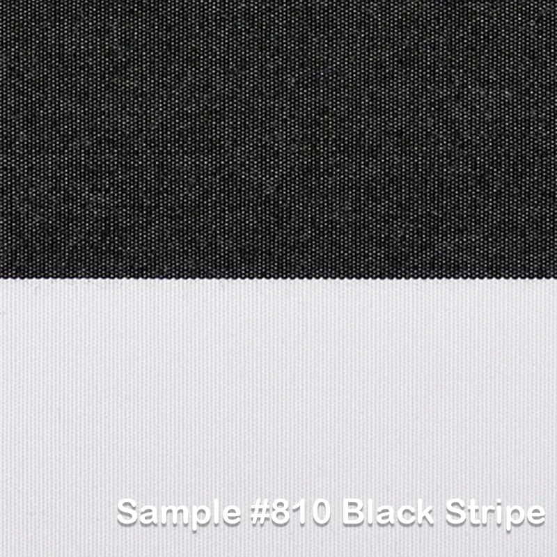 Fortello LED 400 cm parasol alu Cat.5 810 Black Stripe