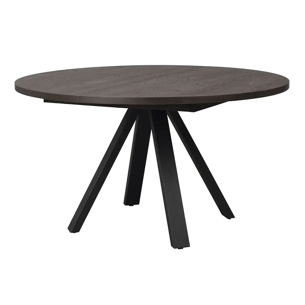 Maddock dining table Ø135 cm brown oak