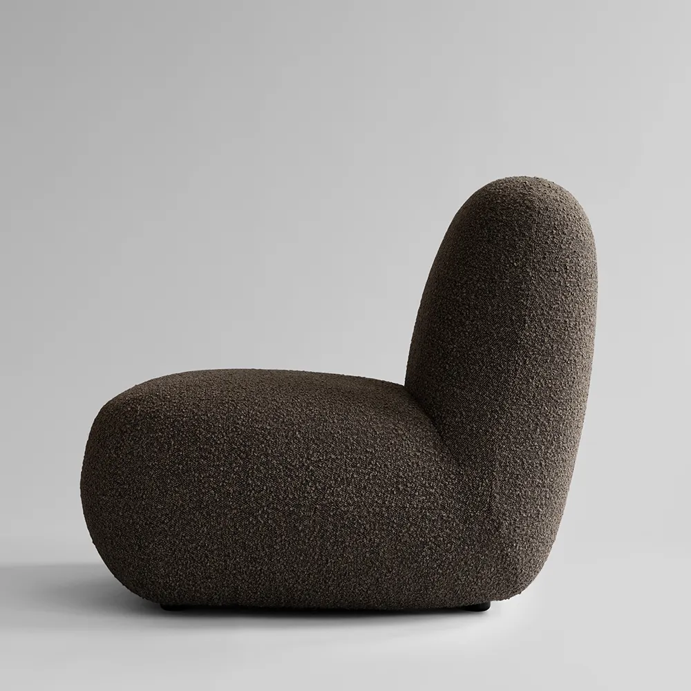 Toe Armchair Flat - Deep Taupe