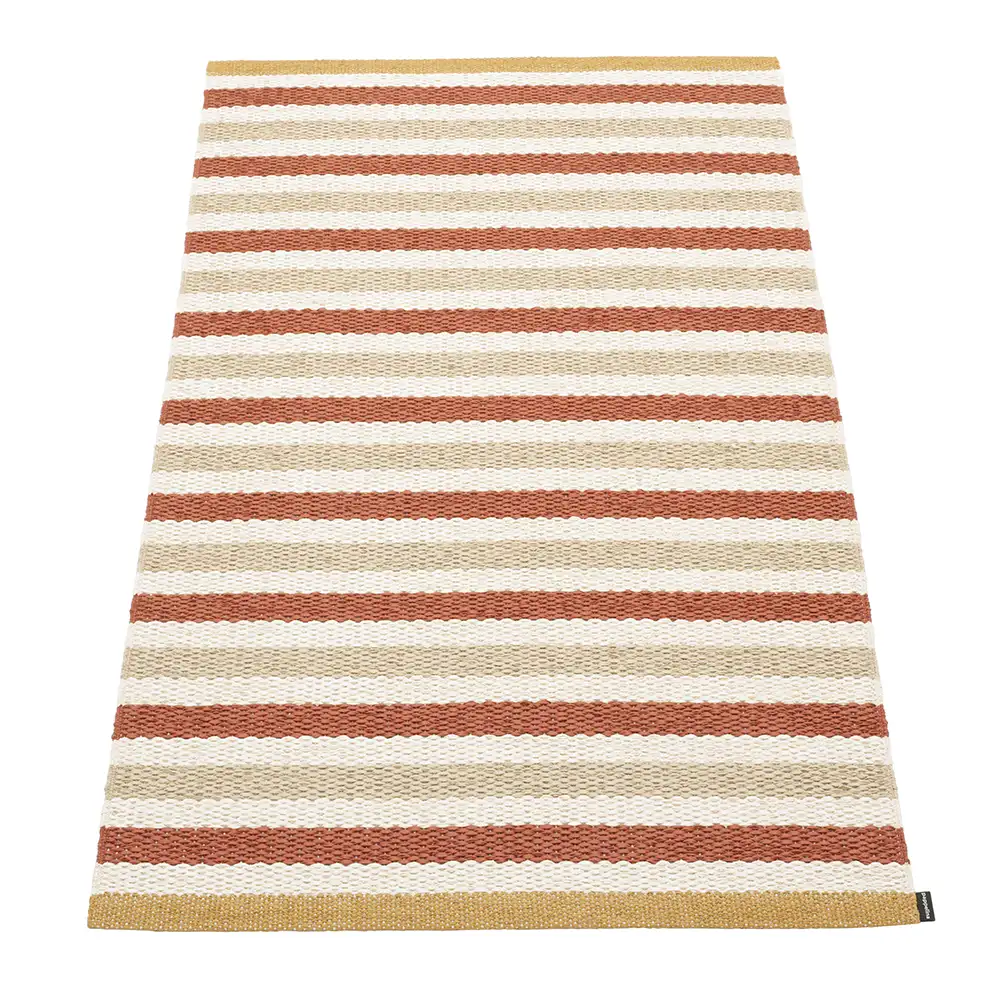 Teo Carpet 70x120 cm Brick/Beige/Vanilla