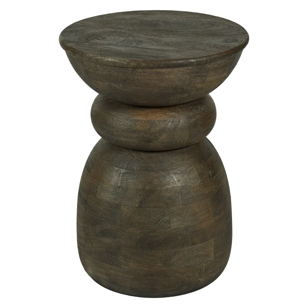OREGON Stool Brown Ø34xH46 cm