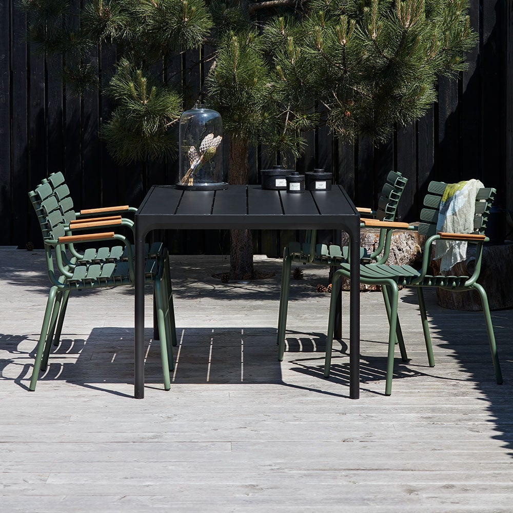 ReCLIPS Dining Chair Grey/Grey Aluminium Bamboo