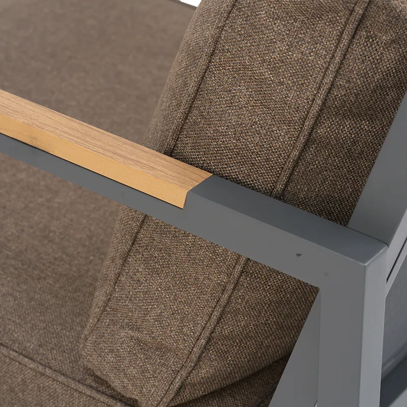 Cap corner soffa Large Anthracite / Brown 