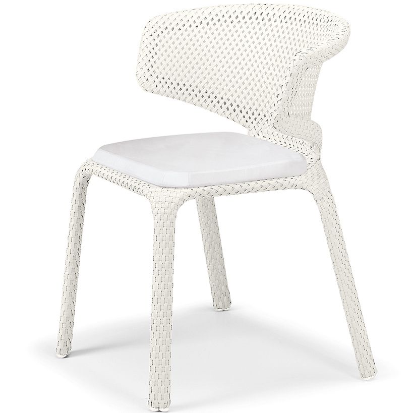 Seashell armchair white